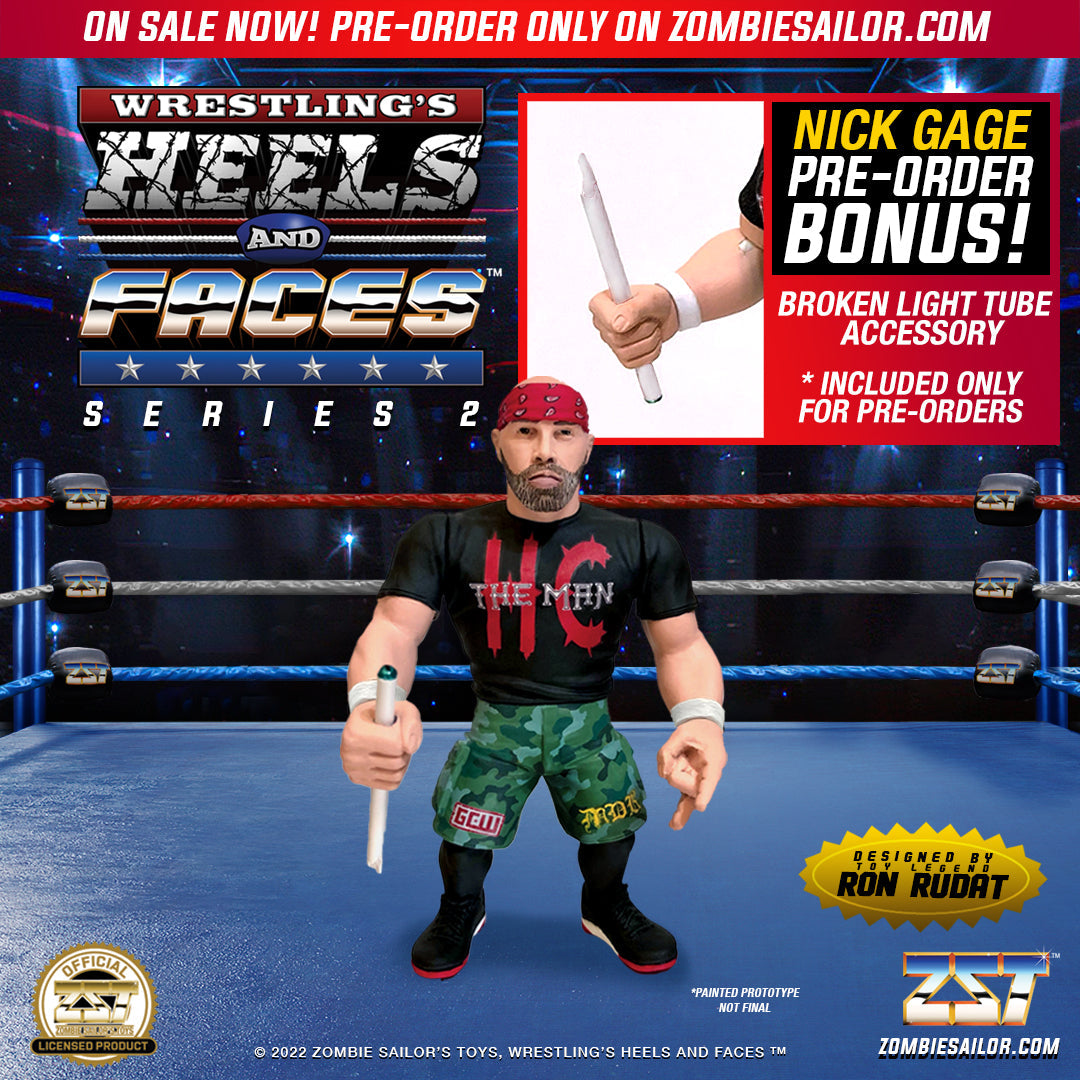 2023 GCW Zombie Sailor's Toys Wrestling's Heels & Faces Series 2 Nick Gage