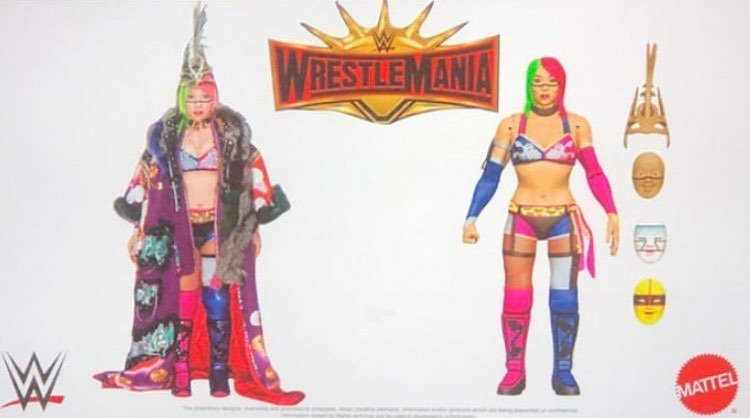 2019 WWE Mattel Elite Collection Network Spotlight Series 2 Asuka Prototype With Additional Mask & Robe