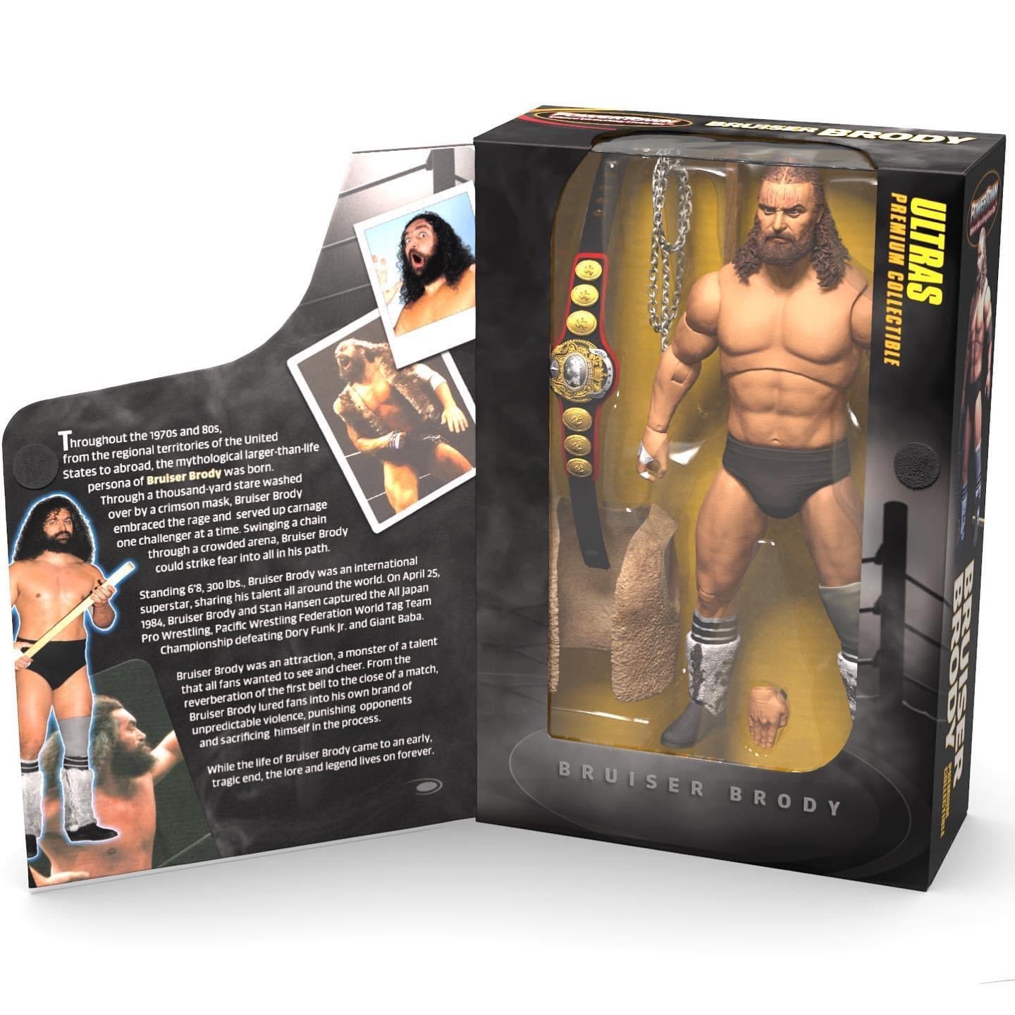 2023 PowerTown Ultras Series 1 Bruiser Brody – Wrestling Figure