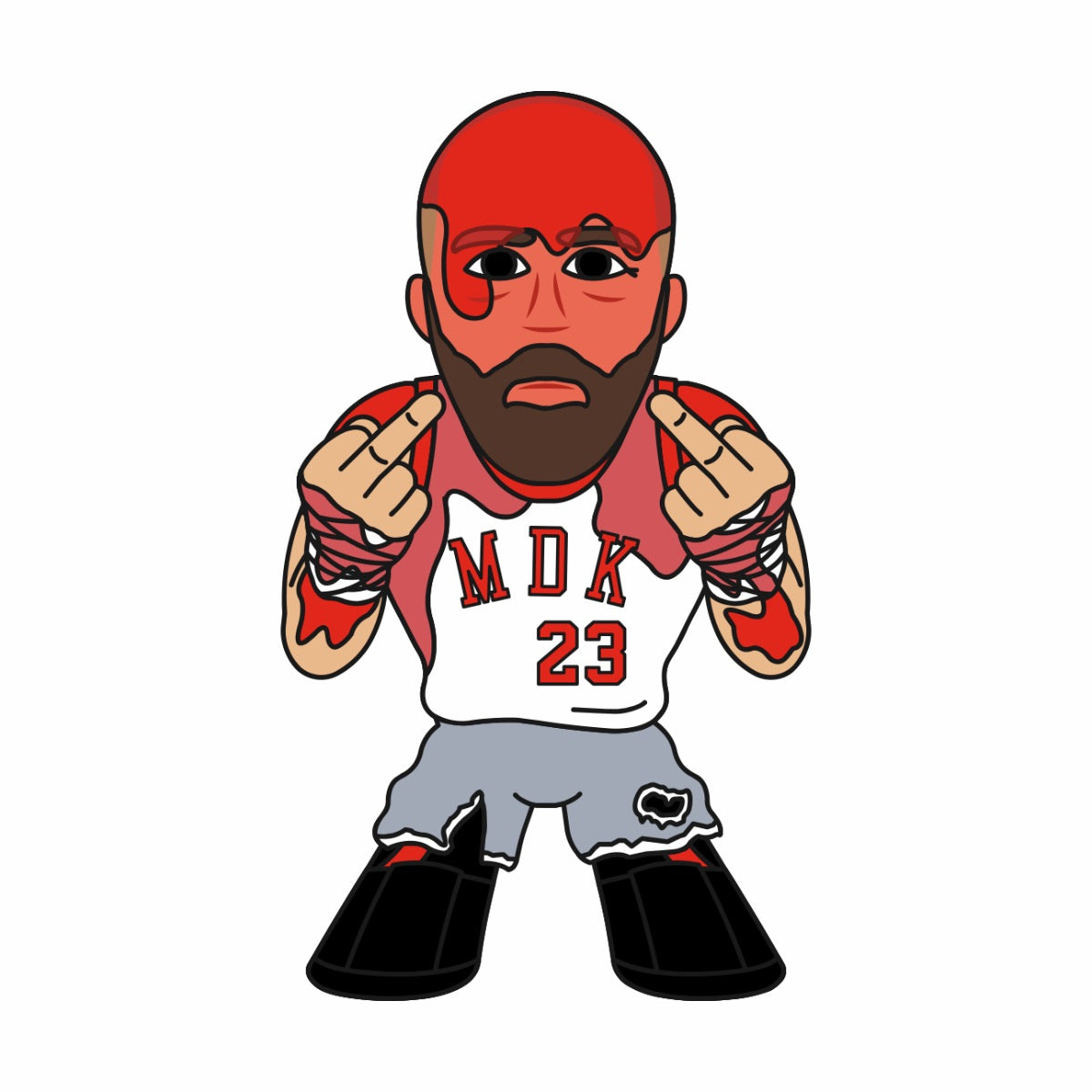 2022 Pro Wrestling Tees Micro Brawlers Limited Edition Nick Gage [All Star Edition]