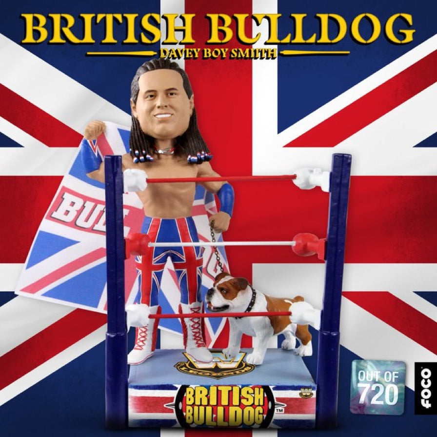 2022 WWE FOCO Bobbleheads Limited Edition “British Bulldog” Davey Boy Smith