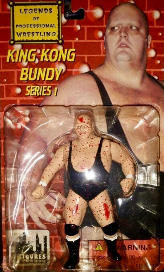 1999 FTC Legends of Professional Wrestling [Original] Series 1 King Kong Bundy [With Blood]