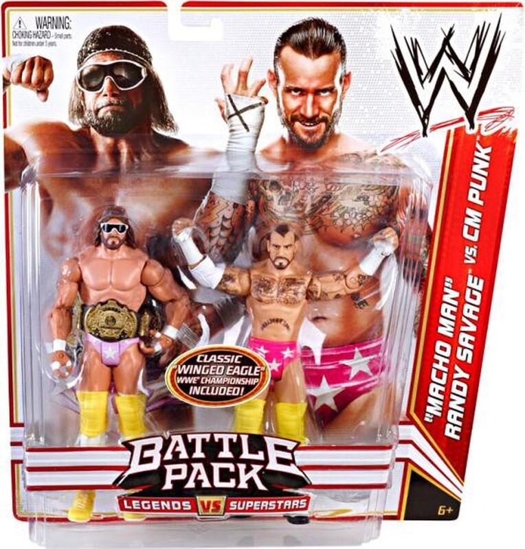2011 WWE Mattel Basic Battle Packs Series 14 "Macho Man" Randy Savage vs. CM Punk