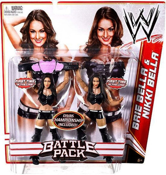 2011 WWE Mattel Basic Battle Packs Series 15 Brie Bella & Nikki Bella