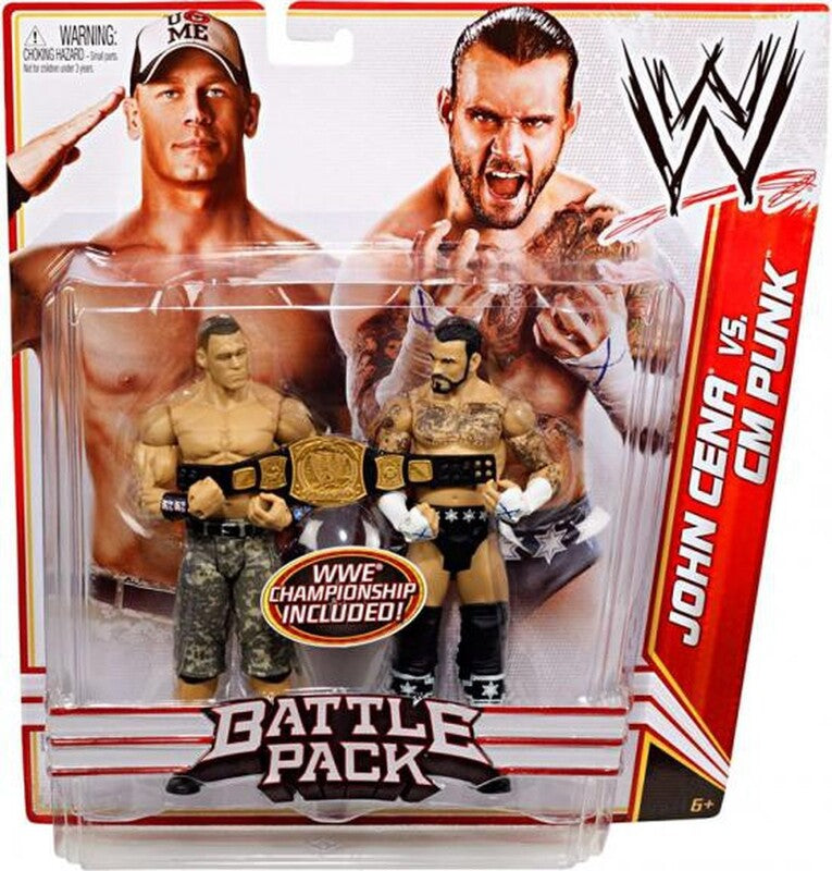 2012 WWE Mattel Basic Battle Packs Series 17 John Cena vs. CM Punk