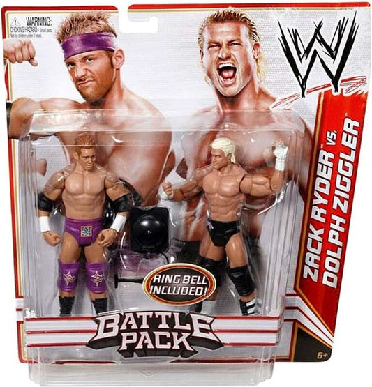 2012 WWE Mattel Basic Battle Packs Series 18 Zack Ryder vs. Dolph Ziggler