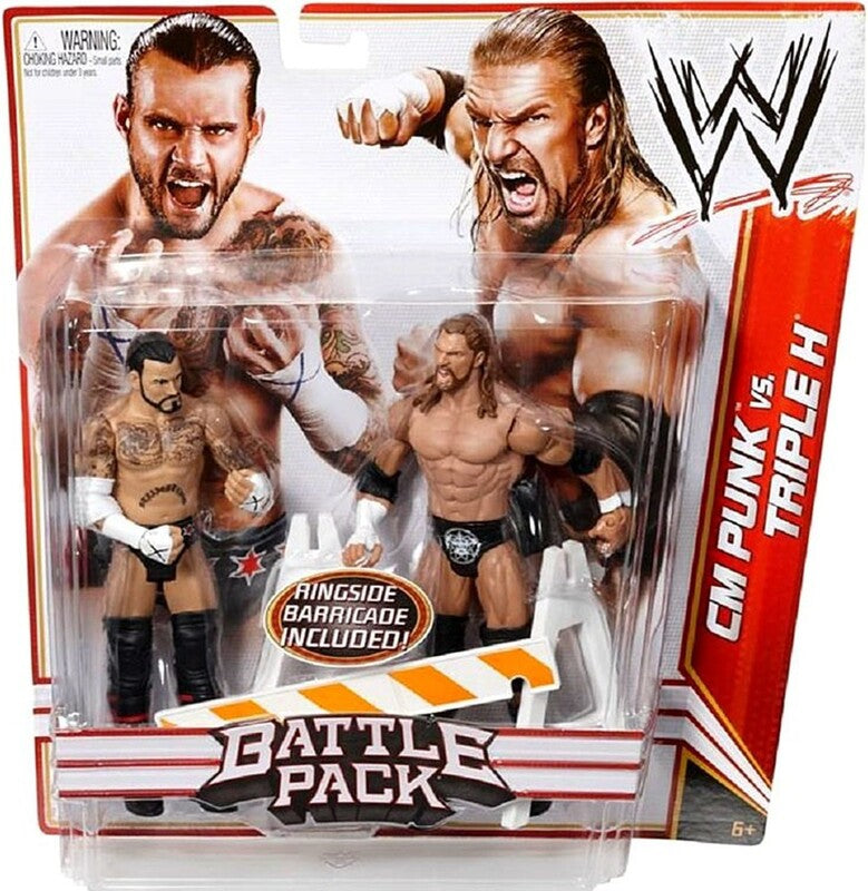 2012 WWE Mattel Basic Battle Packs Series 18 CM Punk vs. Triple H