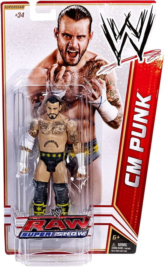 2012 WWE Mattel Basic Series 18 #34 CM Punk