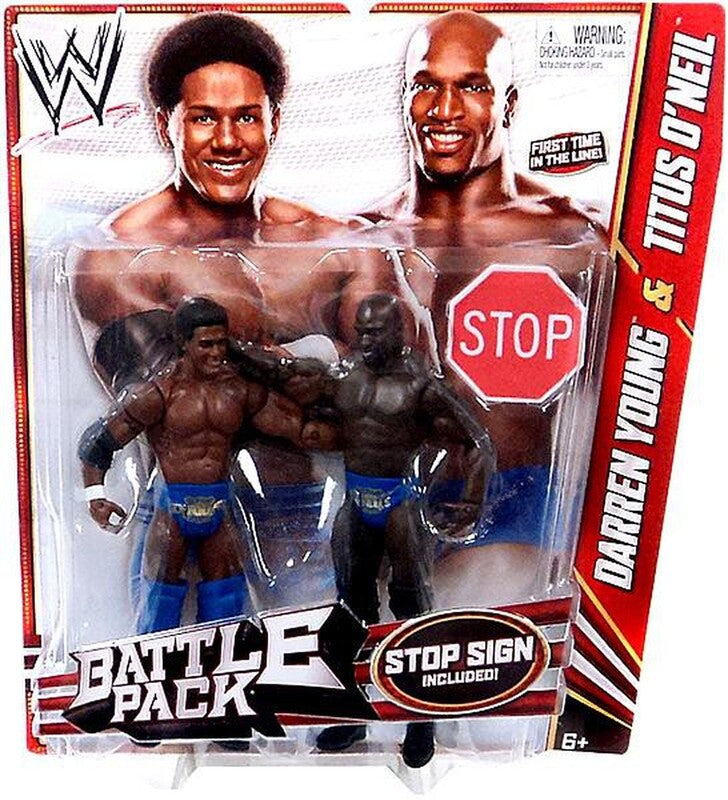 2013 WWE Mattel Basic Battle Packs Series 21 Darren Young & Titus O'Neil