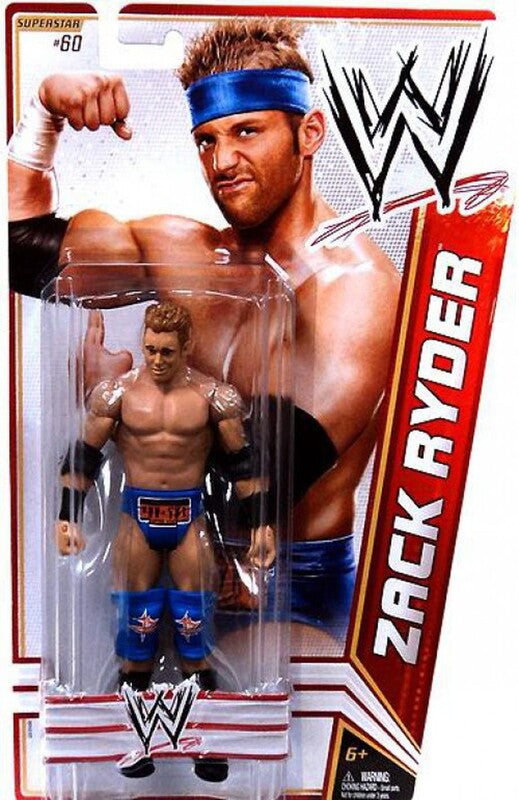 2012 WWE Mattel Basic Series 22 #60 Zack Ryder