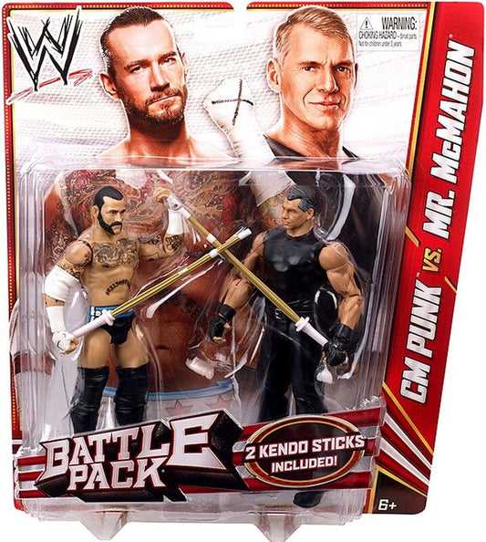2013 WWE Mattel Basic Battle Packs Series 23 CM Punk vs. Mr. McMahon