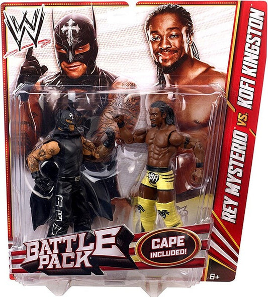 2013 WWE Mattel Basic Battle Packs Series 23 Rey Mysterio vs. Kofi Kingston