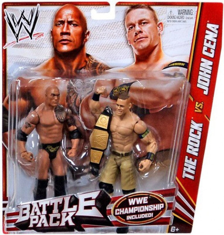 2013 WWE Mattel Basic Battle Packs Series 24 The Rock vs. John Cena