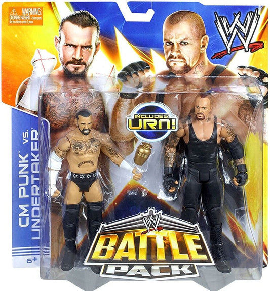 2013 WWE Mattel Basic Battle Packs Series 25 CM Punk vs. Undertaker