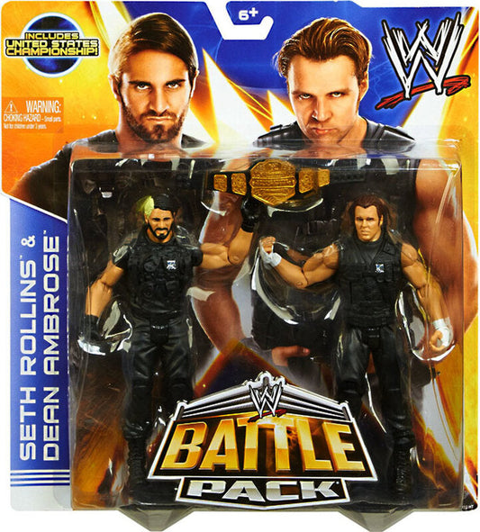 2014 WWE Mattel Basic Battle Packs Series 26 Seth Rollins & Dean Ambrose