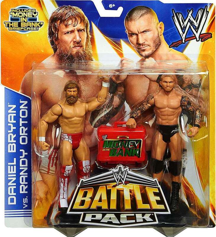 2014 WWE Mattel Basic Battle Packs Series 27 Daniel Bryan vs. Randy Or ...