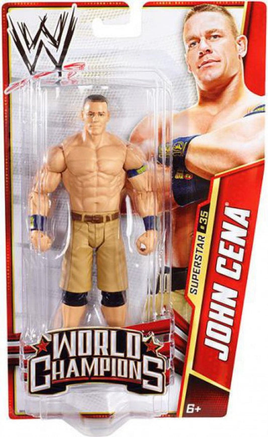 2013 WWE Mattel Basic Series 29 #35 John Cena [World Champions]