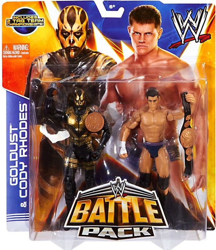 2014 WWE Mattel Basic Battle Packs Series 29 Goldust & Cody Rhodes