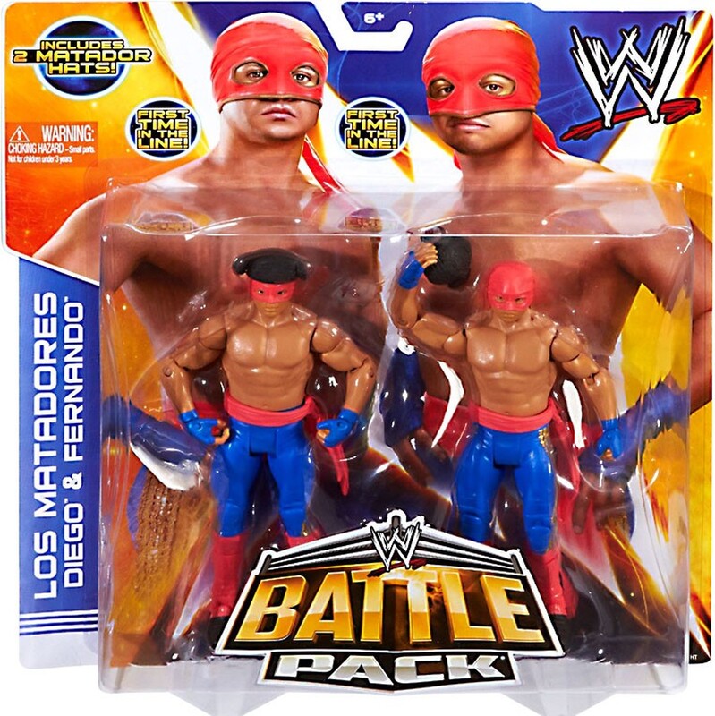 2014 WWE Mattel Basic Battle Packs Series 29 Los Matadores: Diego & Fernando