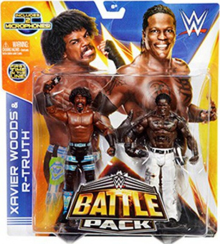 2014 WWE Mattel Basic Battle Packs Series 30 Xavier Woods & R-Truth