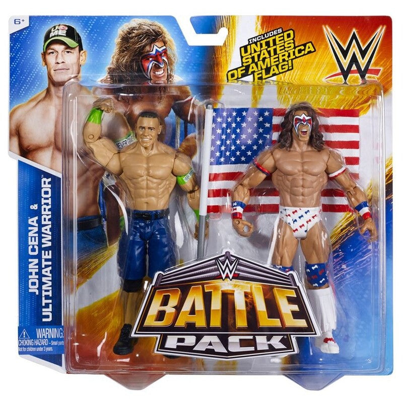 2014 WWE Mattel Basic Battle Packs Series 31 John Cena & Ultimate Warrior