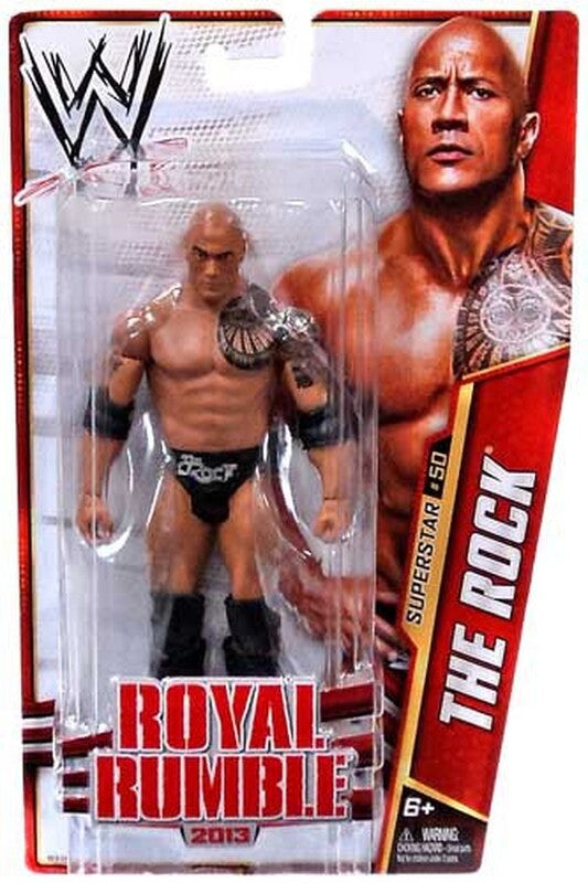 2013 WWE Mattel Basic Series 32 #50 The Rock [Royal Rumble 2013]