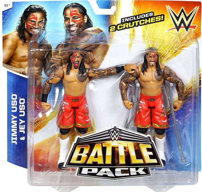 2015 WWE Mattel Basic Battle Packs Series 32 Jimmy Uso & Jey Uso ...