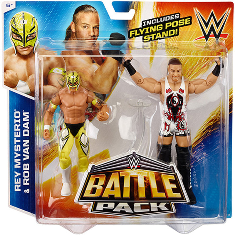 2015 WWE Mattel Basic Battle Packs Series 33 Rey Mysterio & Rob Van Dam