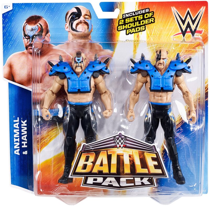 2015 WWE Mattel Basic Battle Packs Series 34 Animal & Hawk