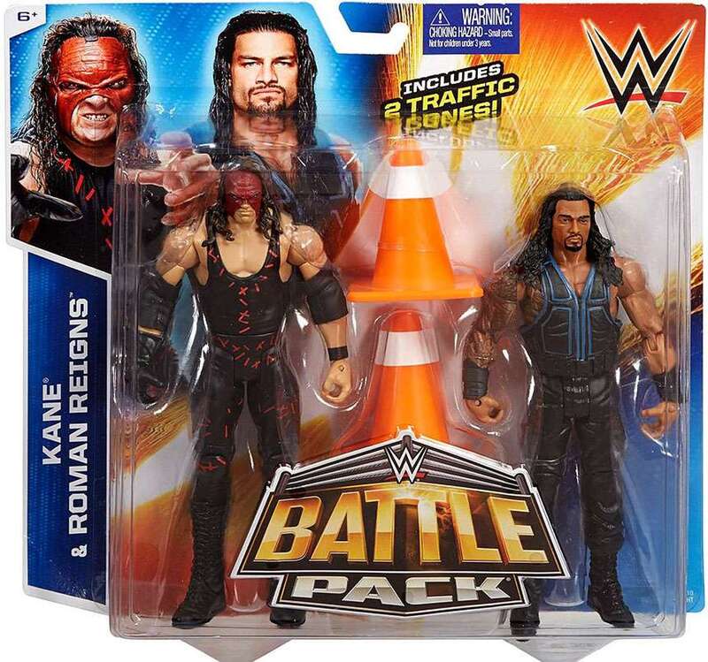 2015 WWE Mattel Basic Battle Packs Series 35 Kane & Roman Reigns
