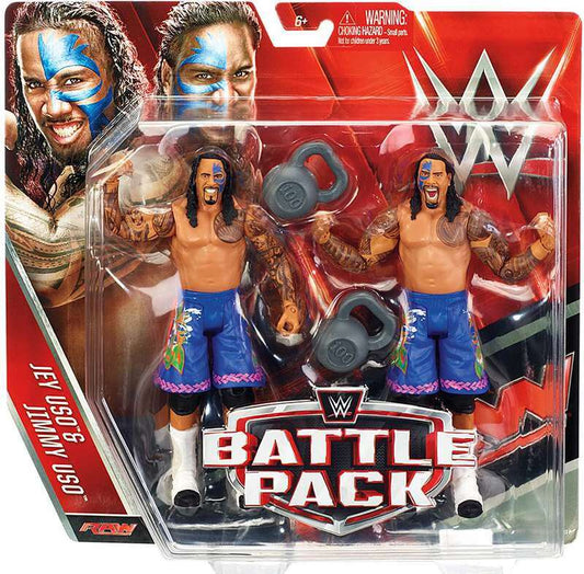 2015 WWE Mattel Basic Battle Packs Series 37 Jey Uso & Jimmy Uso
