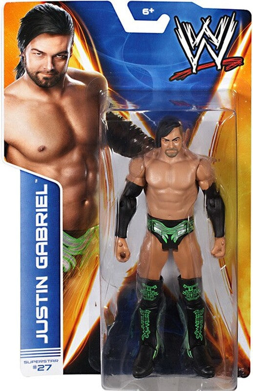 2014 WWE Mattel Basic Series 39 #27 Justin Gabriel
