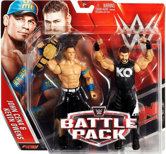 2016 WWE Mattel Basic Battle Packs Series 39 John Cena & Kevin Owens