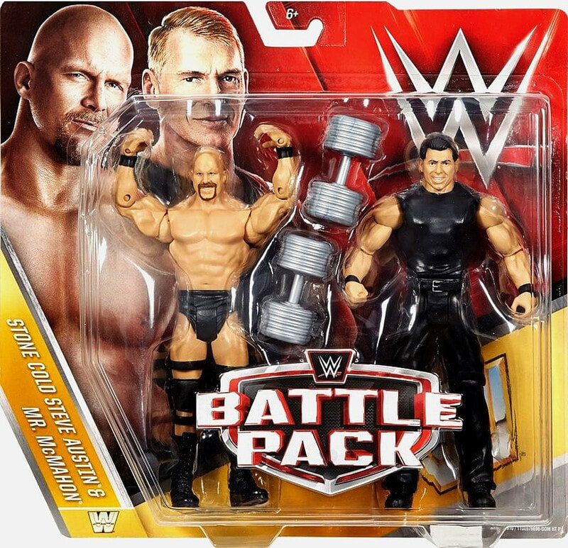 2016 WWE Mattel Basic Battle Packs Series 40 Stone Cold Steve Austin & Mr. McMahon