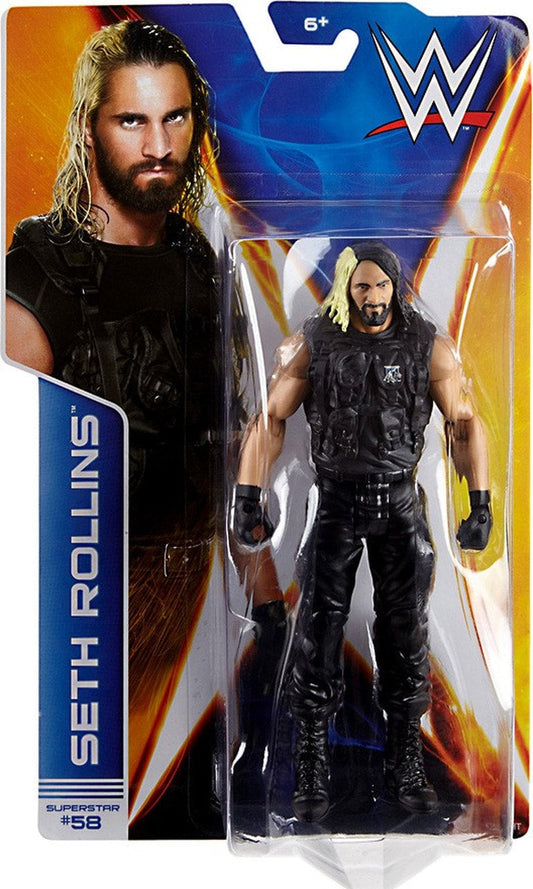 2014 WWE Mattel Basic Series 44 #58 Seth Rollins