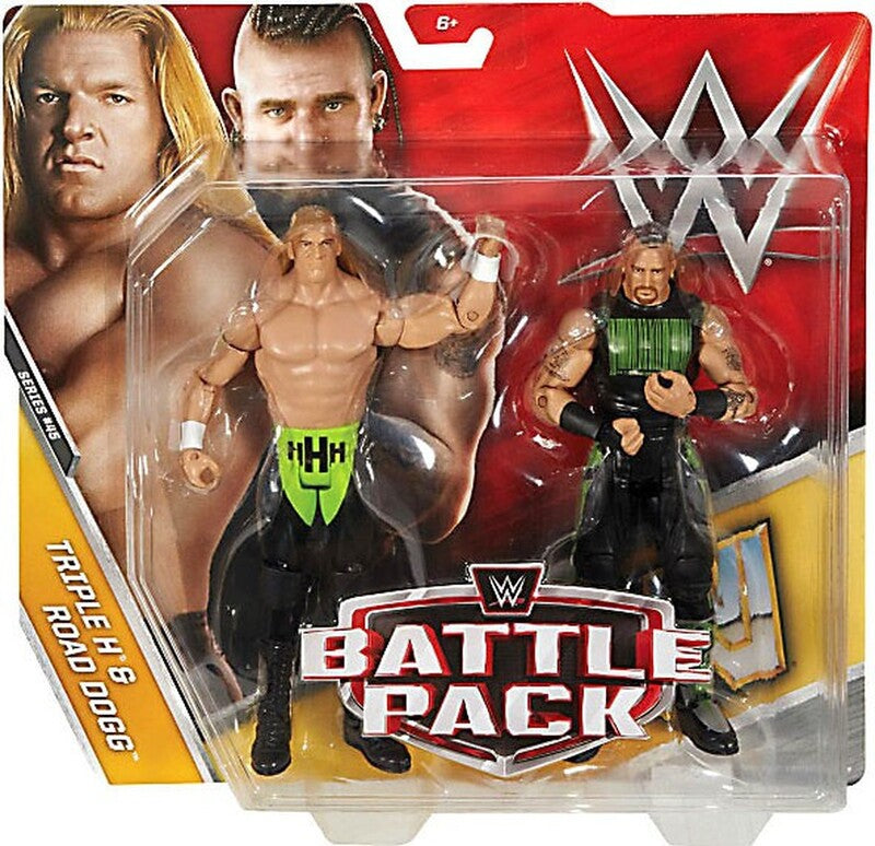 2017 WWE Mattel Basic Battle Packs Series 45 Triple H & Road Dogg