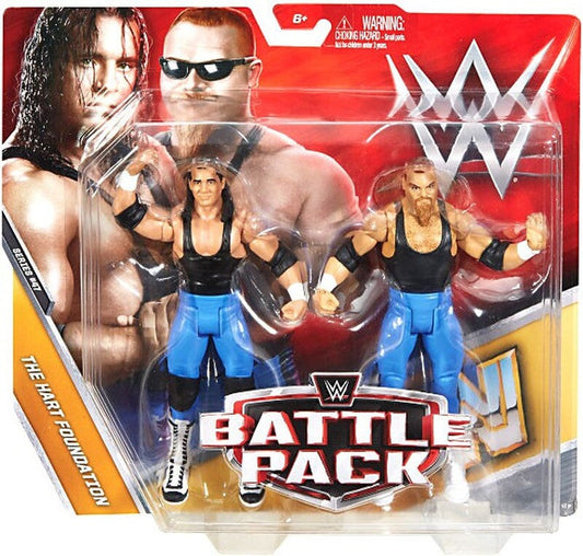 2017 WWE Mattel Basic Battle Packs Series 47 The Hart Foundation