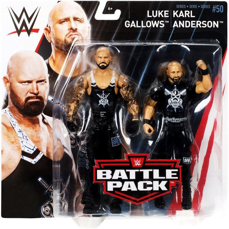 2017 WWE Mattel Basic Battle Packs Series 50 Luke Gallows & Karl Anderson