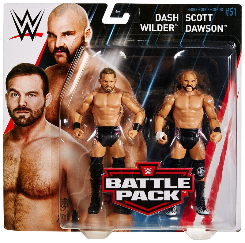 2018 WWE Mattel Basic Battle Packs Series 51 Dash Wilder & Scott Dawso ...