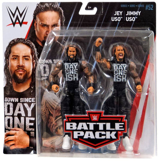 2018 WWE Mattel Basic Battle Packs Series 52 Jey Uso & Jimmy Uso