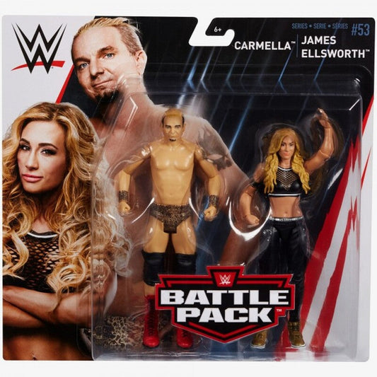 2018 WWE Mattel Basic Battle Packs Series 53 Carmella & James Ellsworth