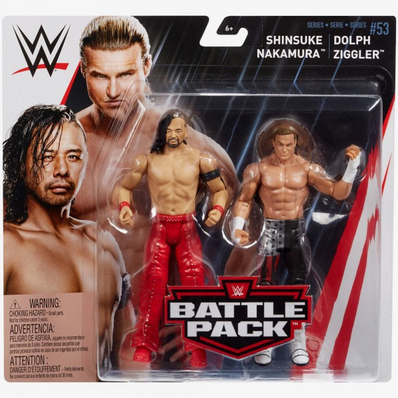 2018 WWE Mattel Basic Battle Packs Series 53 Shinsuke Nakamura & Dolph Ziggler