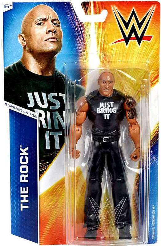 2015 WWE Mattel Basic Series 54 #56 The Rock