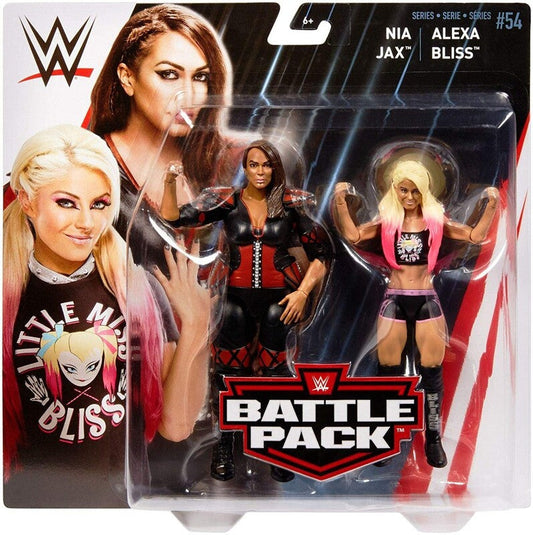 2018 WWE Mattel Basic Battle Packs Series 54 Nia Jax & Alexa Bliss