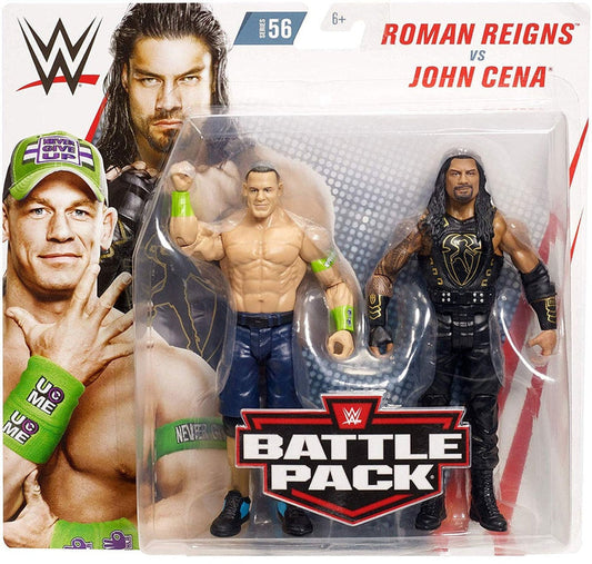 2018 WWE Mattel Basic Battle Packs Series 56 Roman Reigns vs. John Cena