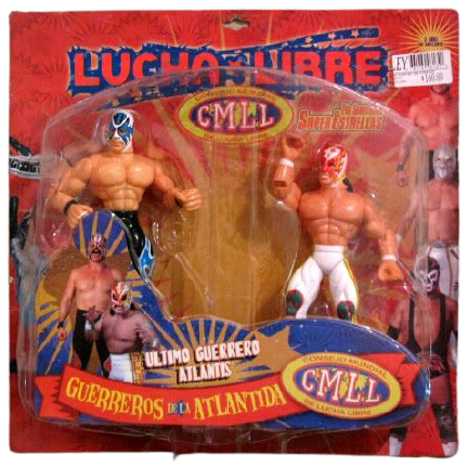 2007 CMLL Hag Distribuidoras 6.5" Super Estrellas Guerreros de la Atlantida: Ultimo Guerrero & Atlantis