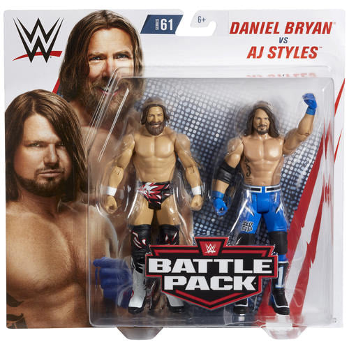 2019 WWE Mattel Basic Battle Packs Series 61 Daniel Bryan vs. AJ Styles