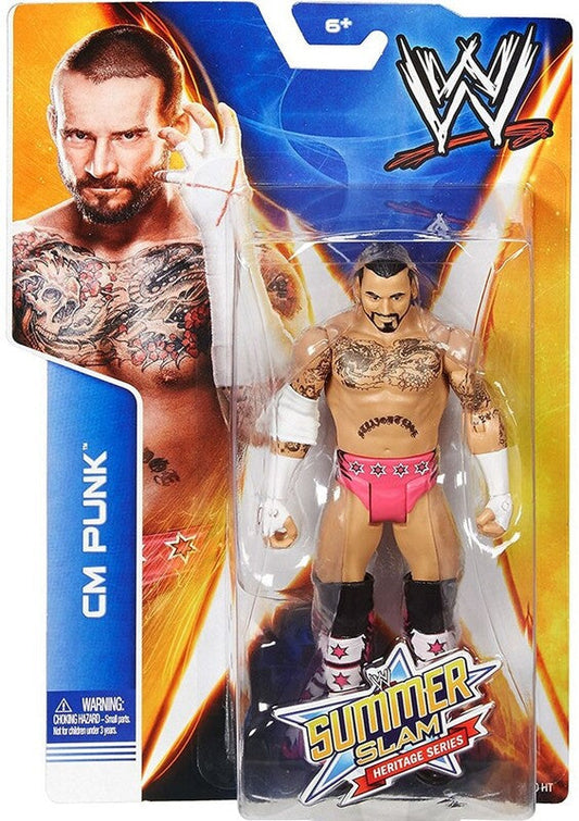 2014 WWE Mattel Basic SummerSlam Heritage Series 2 CM Punk