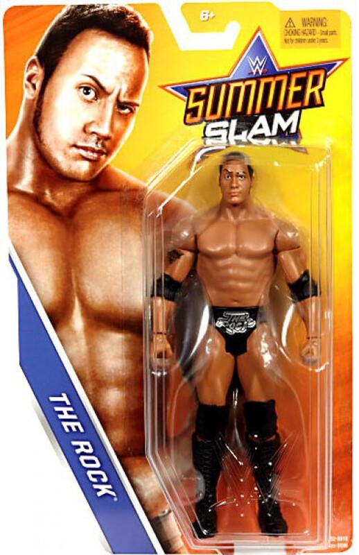 2017 WWE Mattel Basic SummerSlam Series 4 The Rock