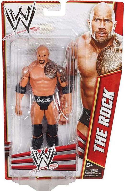 2012 WWE Mattel Basic Signature Series 5 The Rock – Wrestling Figure ...